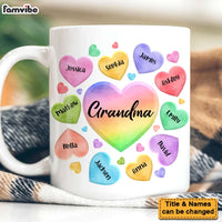 Personalized Hologram Grandma Hearts Mug 25171 thumb 1