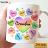Personalized Hologram Grandma Hearts Mug 25171 1