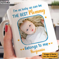 Personalized  I'm As Lucky As Can Be Photo Mug 25173 thumb 1