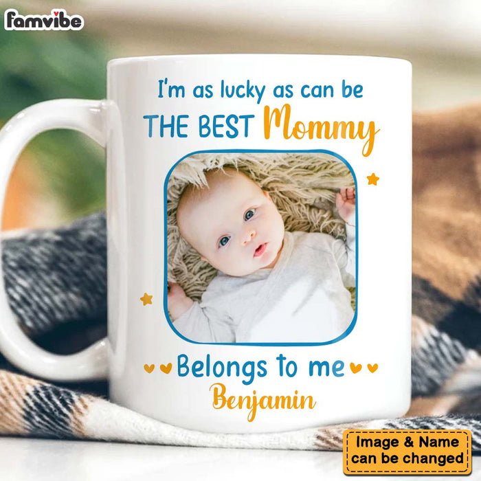 Personalized  I'm As Lucky As Can Be Photo Mug 25173 1