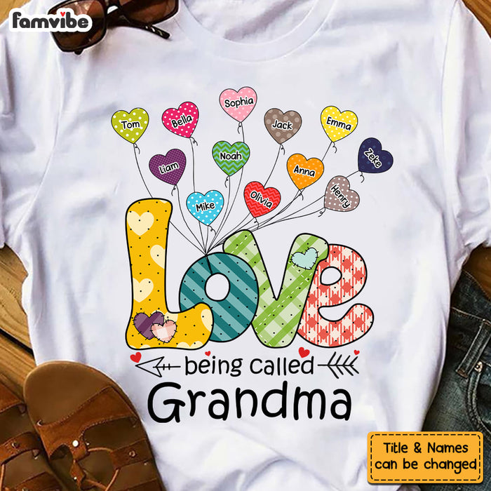 Personalized Love Being Called Grandma Shirt - Hoodie - Sweatshirt 25177 1