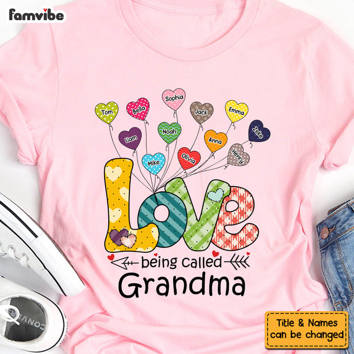 Personalized Love Being Called Grandma Shirt - Hoodie - Sweatshirt 25177 1