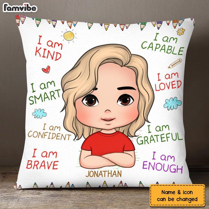 Personalized Gift For Grandson I Am Kind Pillow 25178 1