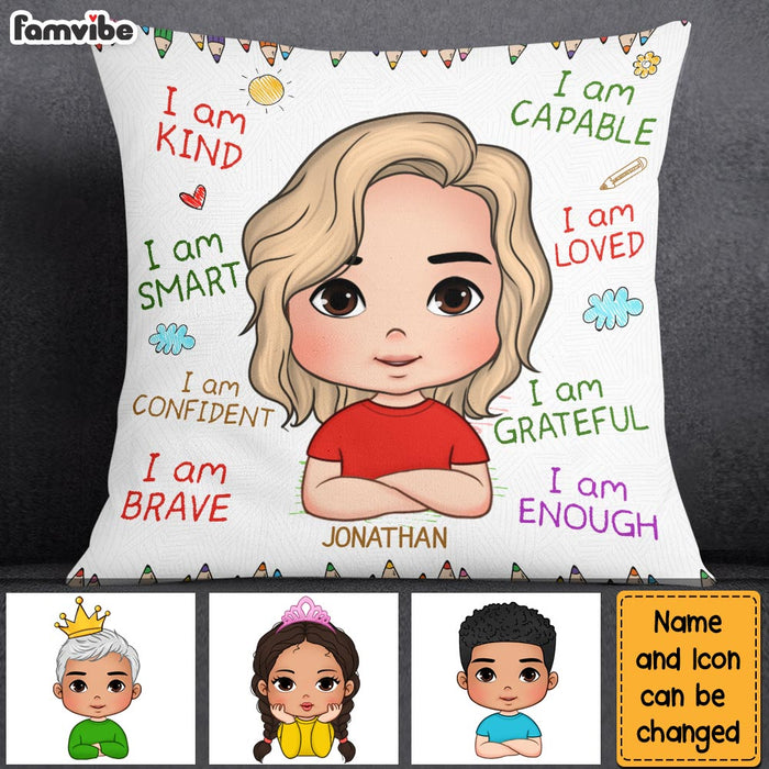 Personalized Gift For Grandson I Am Kind Pillow 25178 1
