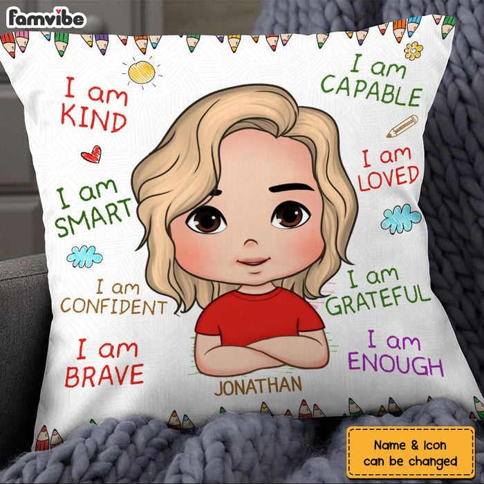 Personalized Gift For Grandson I Am Kind Pillow 25178 1