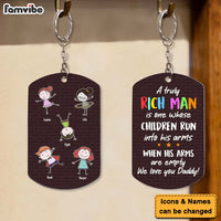 Personalized Gift A Truly Rich Dad Aluminum Keychain 25182 thumb 1