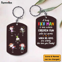 Personalized Gift A Truly Rich Dad Aluminum Keychain 25182 thumb 1