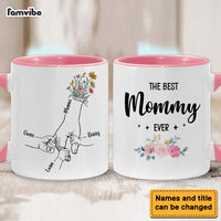 Personalized Floral Mother's Day Fist Bump Mug 25183 thumb 1