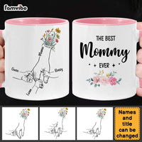 Personalized Floral Mother's Day Fist Bump Mug 25183 thumb 1