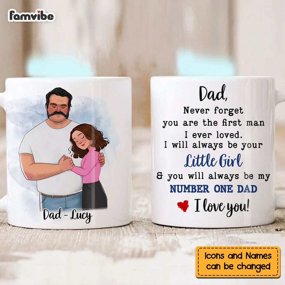 Personalized Gift My Number One Dad Mug 25184 Primary Mockup