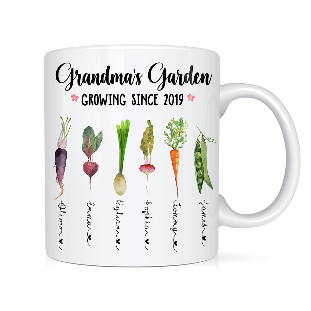 Personalized Grandma's Garden Mug 25185 Primary Mockup