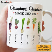 Personalized Grandma's Garden Mug 25185 thumb 1