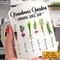 Personalized Grandma's Garden Mug 25185 thumb 1