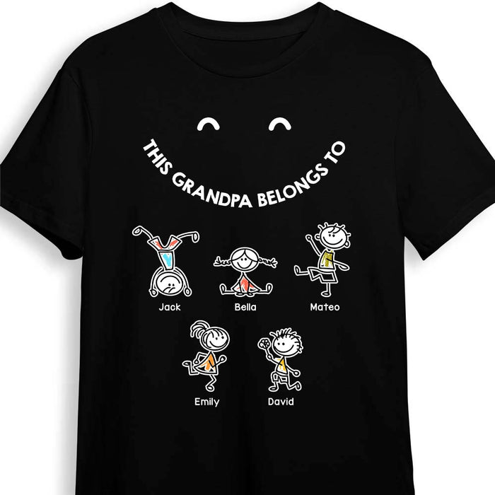 Personalized Gift For Grandpa Doodle Kids Shirt - Hoodie - Sweatshirt 25189 1