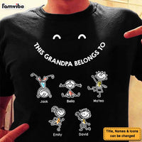 Personalized Gift For Grandpa Doodle Kids Shirt - Hoodie - Sweatshirt 25189 thumb 1