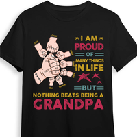 Personalized Gift For Grandpa Hand Fist Bum Proud To Be A Grandpa Shirt - Hoodie - Sweatshirt 25190 thumb 1