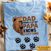 Personalized Gift For Grandpa Papa Knows Everything Shirt - Hoodie - Sweatshirt 25191 thumb 1