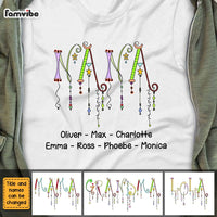 Personalized Gift For Grandma Dangle Letters Shirt - Hoodie - Sweatshirt 25199 thumb 1
