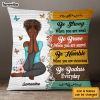 Personalized Gift For Daughter Be Strong Pillow 22699 thumb 1