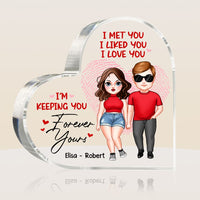 Personalized Couple I Met You I Love You Acrylic Plaque 22843 thumb 1