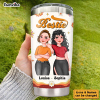 Personalized Gift For Friends Apparently We're Trouble Steel Tumbler 25207 thumb 1