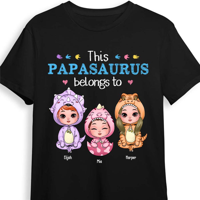 Personalized This Papasaurus Belongs To Shirt - Hoodie - Sweatshirt 25213 1