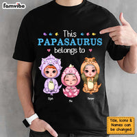 Personalized This Papasaurus Belongs To Shirt - Hoodie - Sweatshirt 25213 thumb 1
