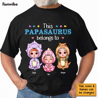 Personalized This Papasaurus Belongs To Shirt - Hoodie - Sweatshirt 25213 thumb 1
