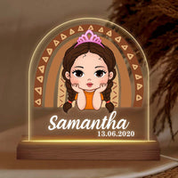 Personalized Gift For Bird Girl, For Children, For Baby, Baby Gift Birth Lamp Children's Room Plaque LED Lamp Night Light 25214 thumb 1