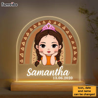 Personalized Gift For Bird Girl, For Children, For Baby, Baby Gift Birth Lamp Children's Room Plaque LED Lamp Night Light 25214 thumb 1