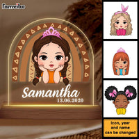 Personalized Gift For Bird Girl, For Children, For Baby, Baby Gift Birth Lamp Children's Room Plaque LED Lamp Night Light 25214 thumb 1