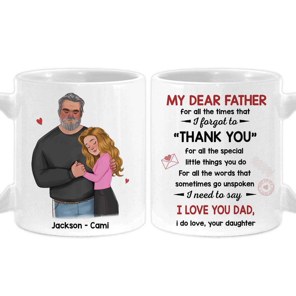 Personalized Gift Father And Daughter Mug 25216 Primary Mockup