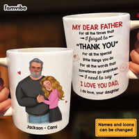 Personalized Gift Father And Daughter Mug 25216 thumb 1