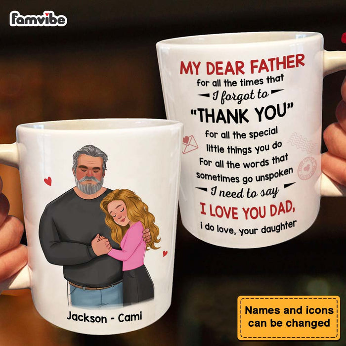 Personalized Gift Father And Daughter Mug 25216 1