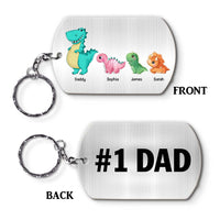 Personalized Daddysaurus Aluminum Keychain 25218 thumb 1