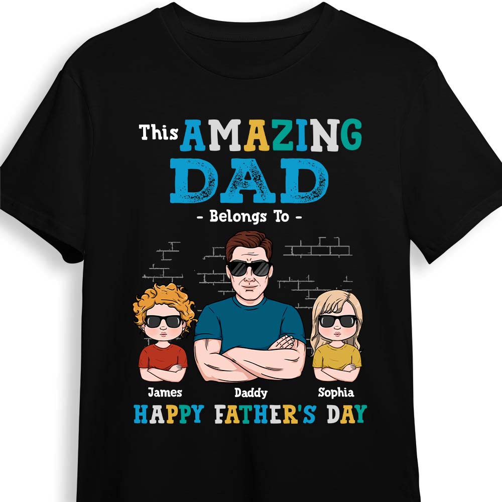 Personalized Gift For  Amazing Dad Shirt Hoodie Sweatshirt 25221 Primary Mockup