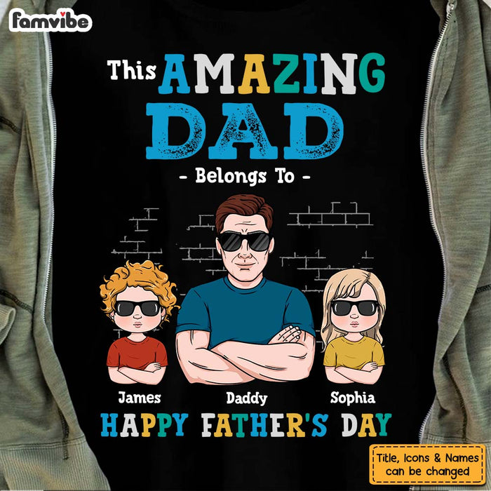 Personalized Gift For  Amazing Dad Shirt - Hoodie - Sweatshirt 25221 1