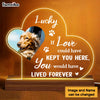 Personalized Memorial Gift If Love Could Have Kept You Here Custom Photo Plaque LED Lamp Night Light 25225 1