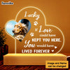Personalized Memorial Gift If Love Could Have Kept You Here Custom Photo Plaque LED Lamp Night Light 25225 1