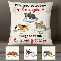 Personalized Dog Steal Couch Spanish Perro Pillow AP139 81O58 (Insert Included) thumb 1