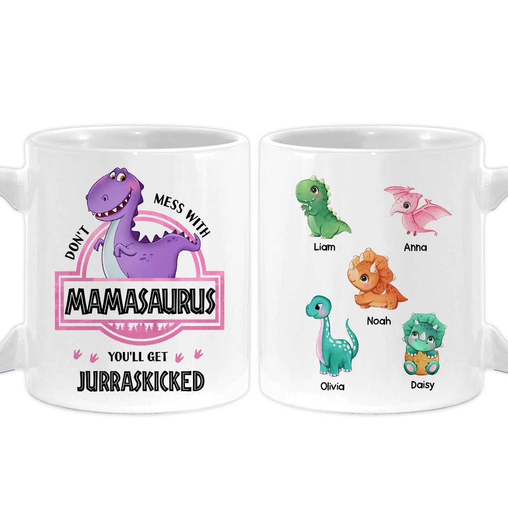 Personalized Gift For Mamasaurus Mug 24652 Primary Mockup