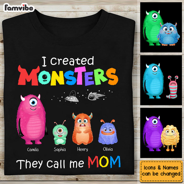 Personalized Mom I Created Monsters Shirt - Hoodie - Sweatshirt 25233 1
