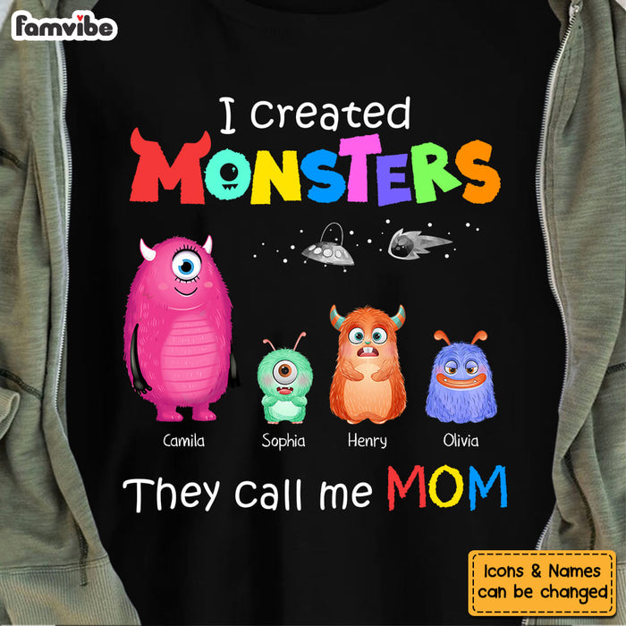 Personalized Mom I Created Monsters Shirt - Hoodie - Sweatshirt 25233 1