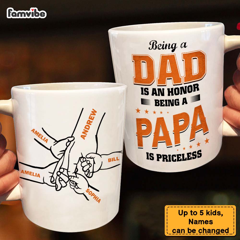 Personalized Gift For Proud Dad Mug 25234 Primary Mockup