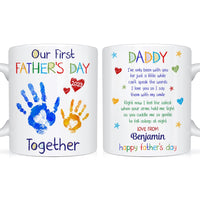Personalized First Father's Day Hand Print Mug 25239 thumb 1
