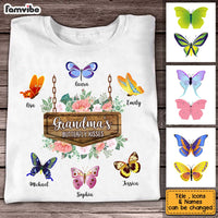 Personalized Grandma's Butterfly Kisses Shirt - Hoodie - Sweatshirt 25242 thumb 1