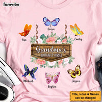 Personalized Grandma's Butterfly Kisses Shirt - Hoodie - Sweatshirt 25242 thumb 1