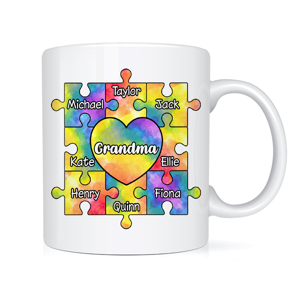 Personalized Colorful Puzzle Mug 25248 Primary Mockup