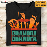 Personalized Gift For Dad Grandpa Tools Shirt - Hoodie - Sweatshirt 25250 thumb 1