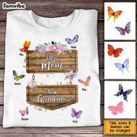 Personalized First Mom Now Grandma Shirt - Hoodie - Sweatshirt 25252 thumb 1